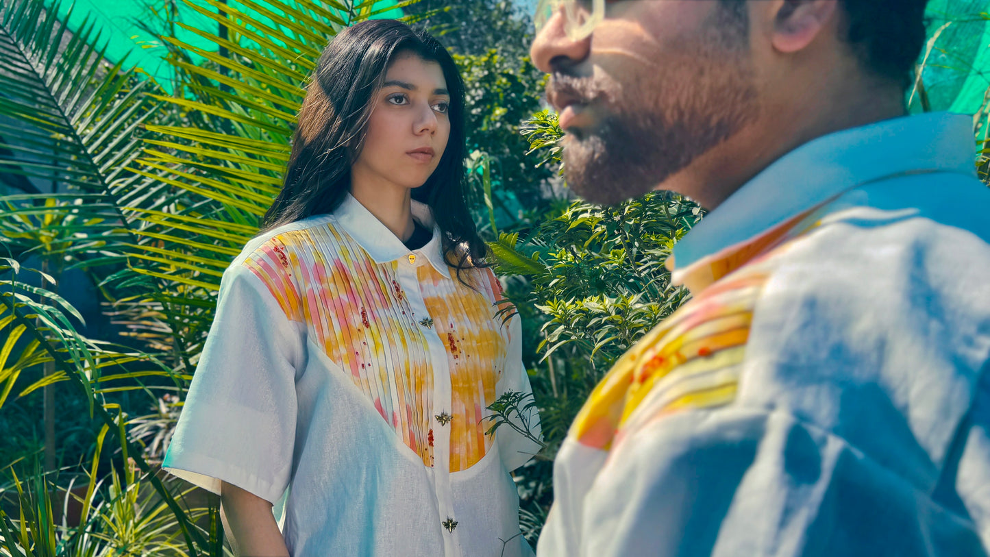 Pleated Solara Shirt