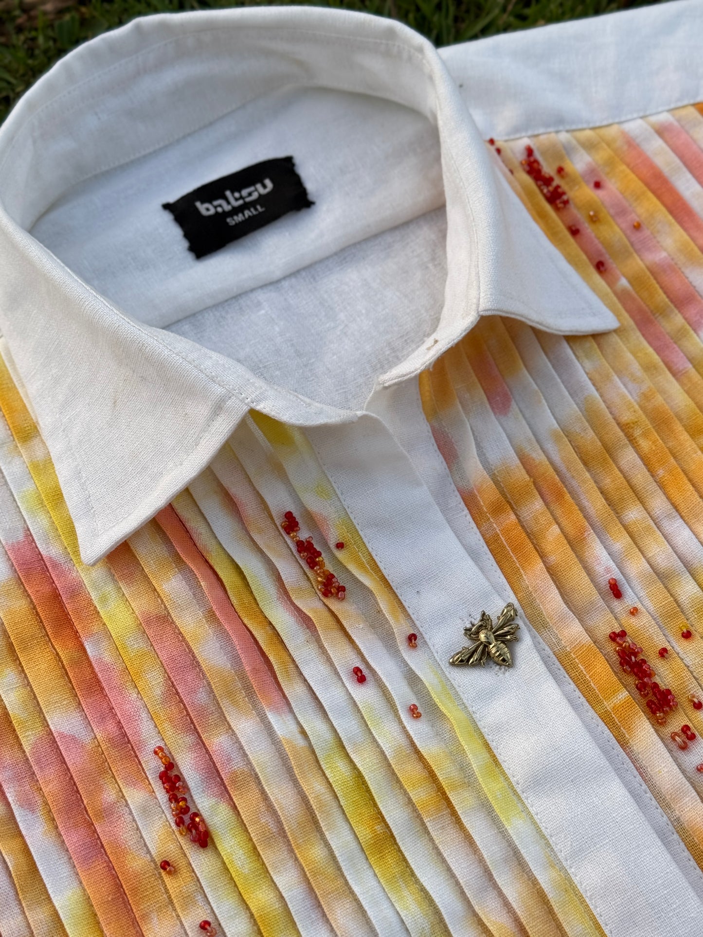 Pleated Solara Shirt