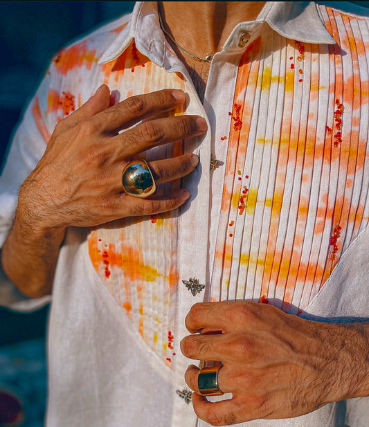 Pleated Solara Shirt