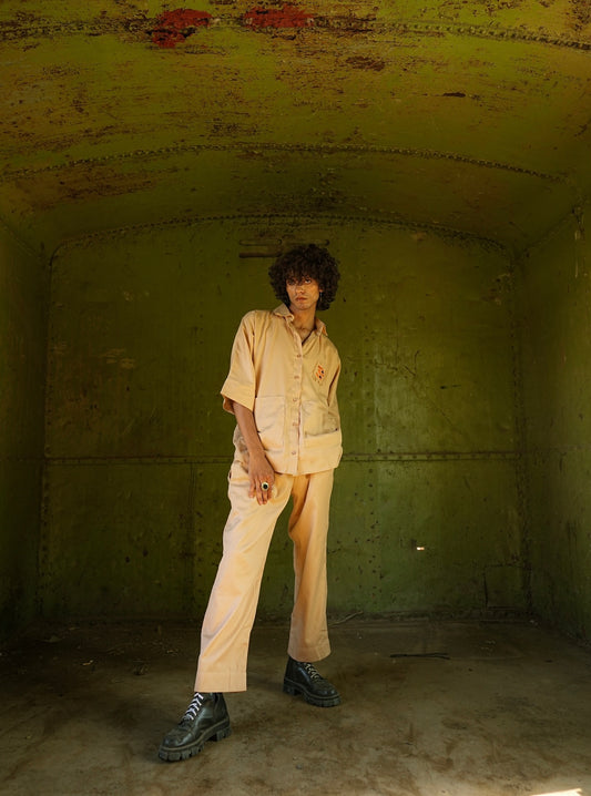 Summer clothes/cord set/summer set/shirt/trouser/embroidry